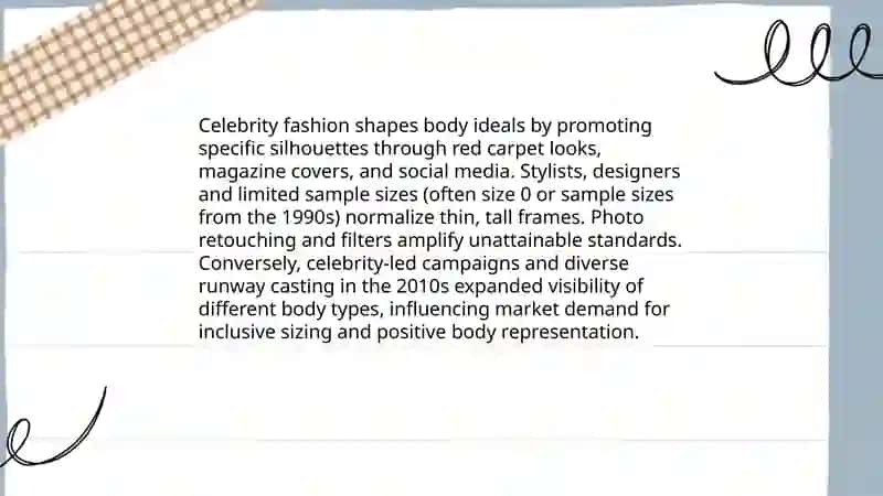 The influence of pop culture on body image 4