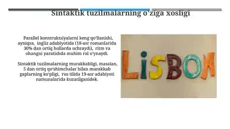Adabiy Tilning O'ziga Xos Xususiyatlari 4