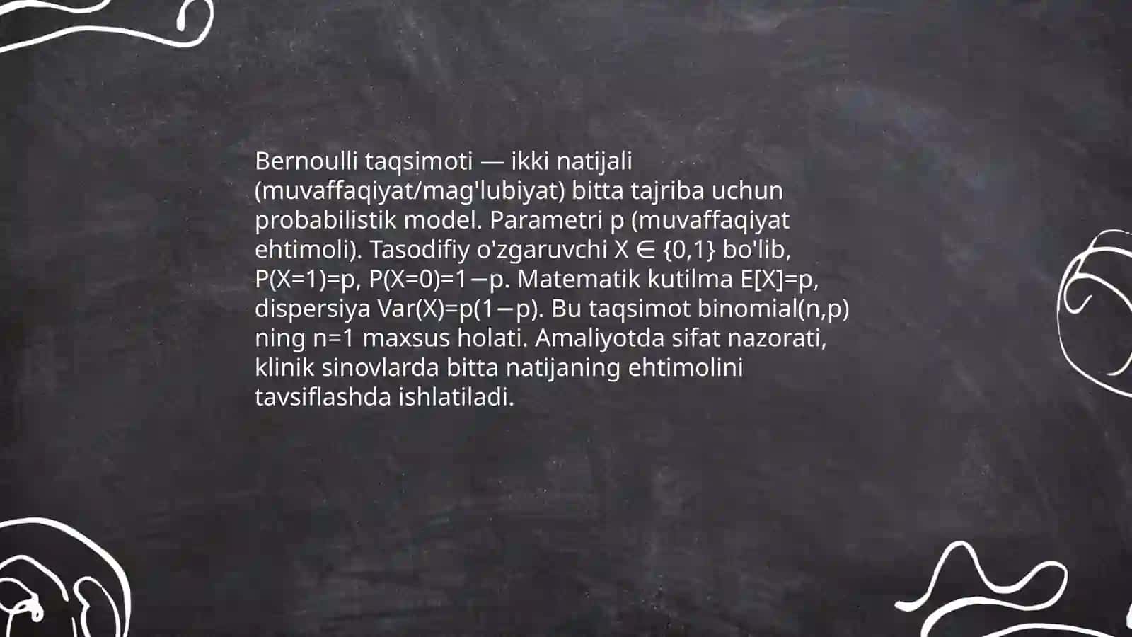 Statistikada asosiy tagsimot turlari 4