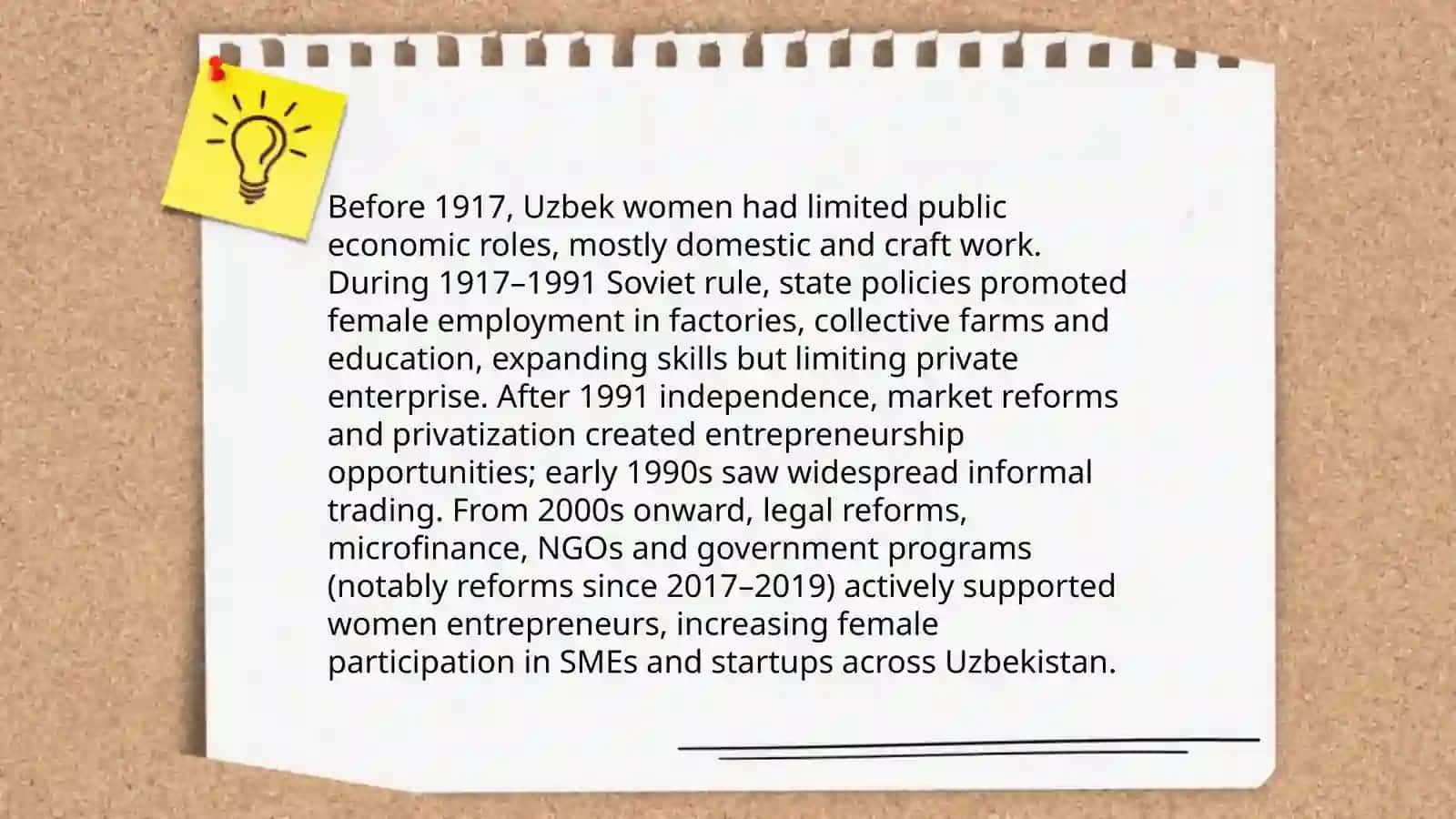 Uzbek business ladies ( make a presentation) 4