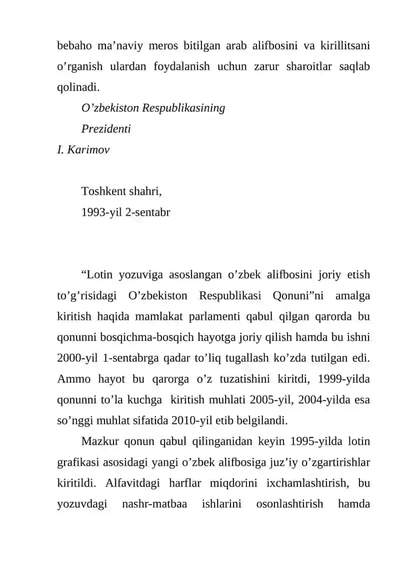 Yangi o'zbek lotin alfaviti (1993) 4