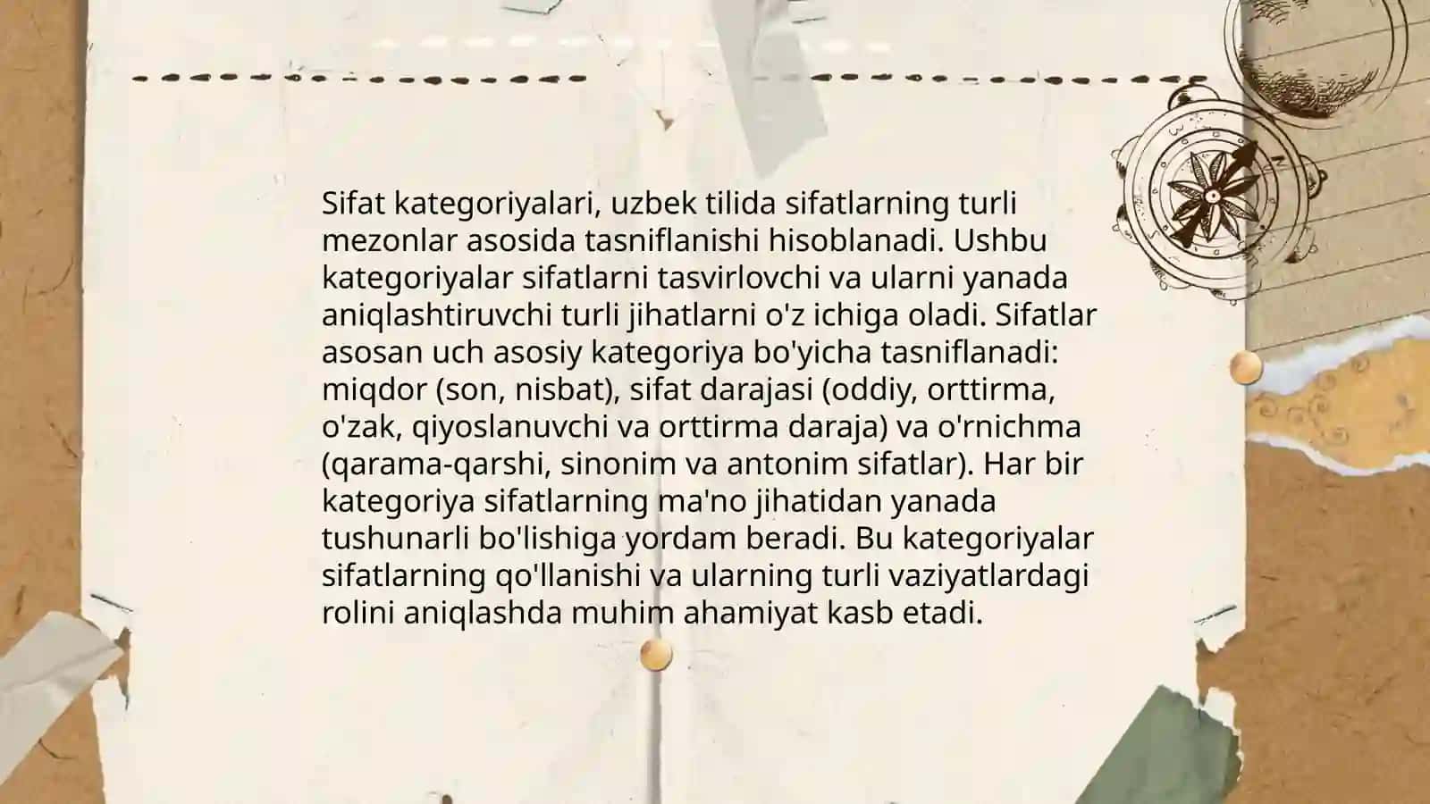 O'zbek tilida grammatik kategoriya 4