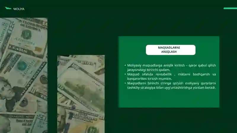 firmalar qabul qiladigan moliyaviy qarorlar 4