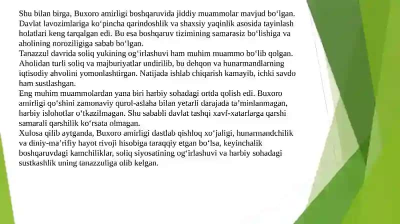 Rivojlangan o‘rta asrlar davlatlari taraqqiyoti va tanazzuli sabablari 4