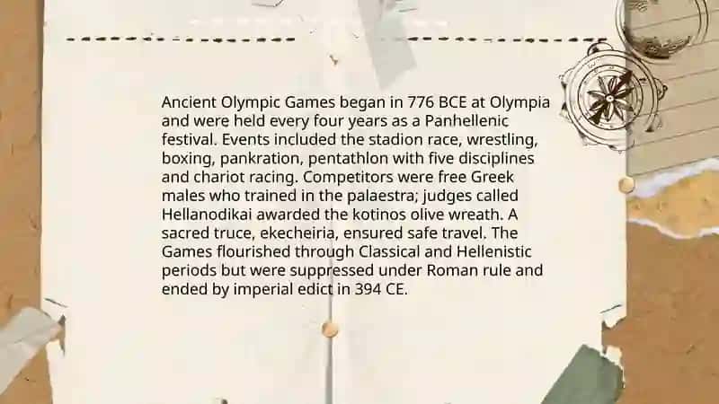 Tarixiy Olimpiya O'yinlari (The Olympic Games) 4