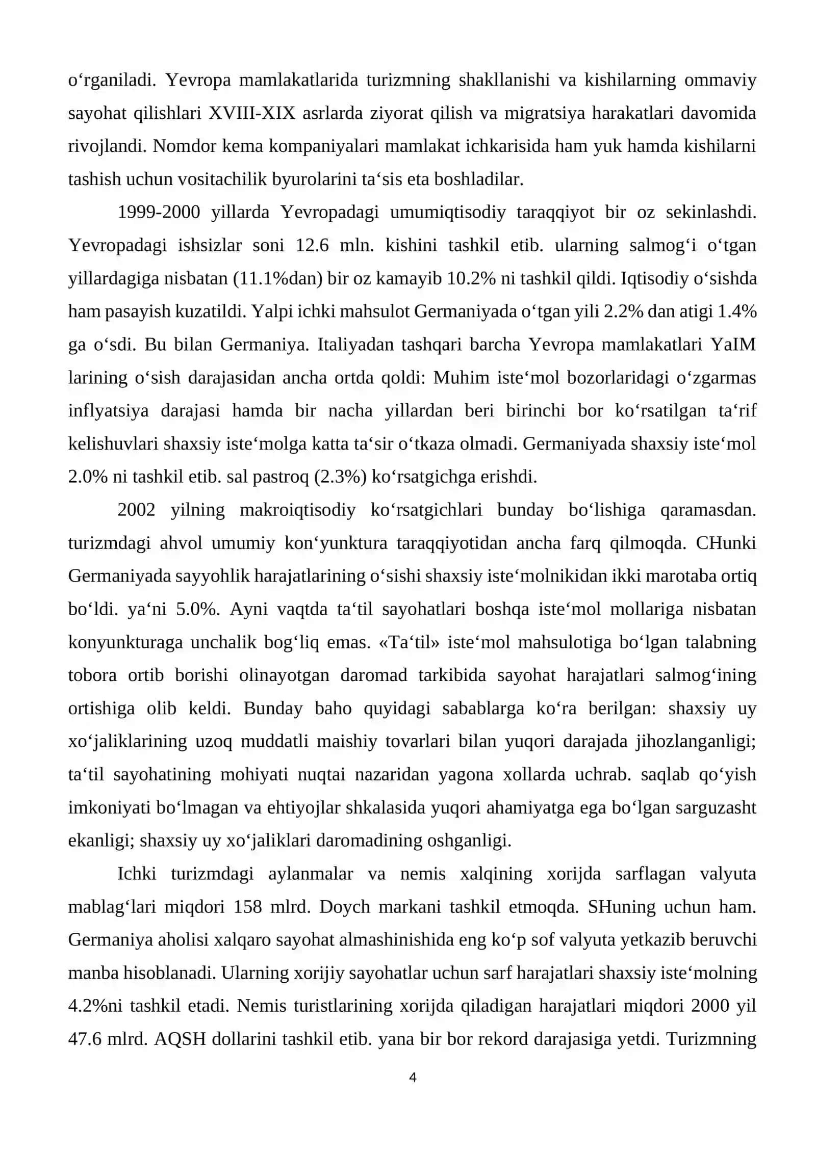 JAHONNING TURISTIK REGIONLARI (YEVROPA REGIONI) 4