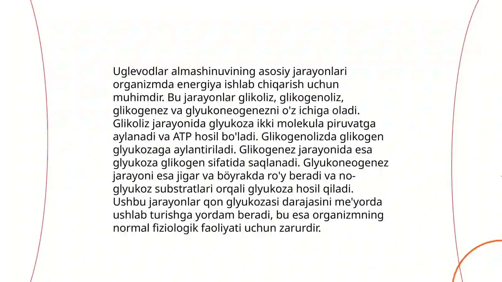 Uglevodlar almashinuvi 4