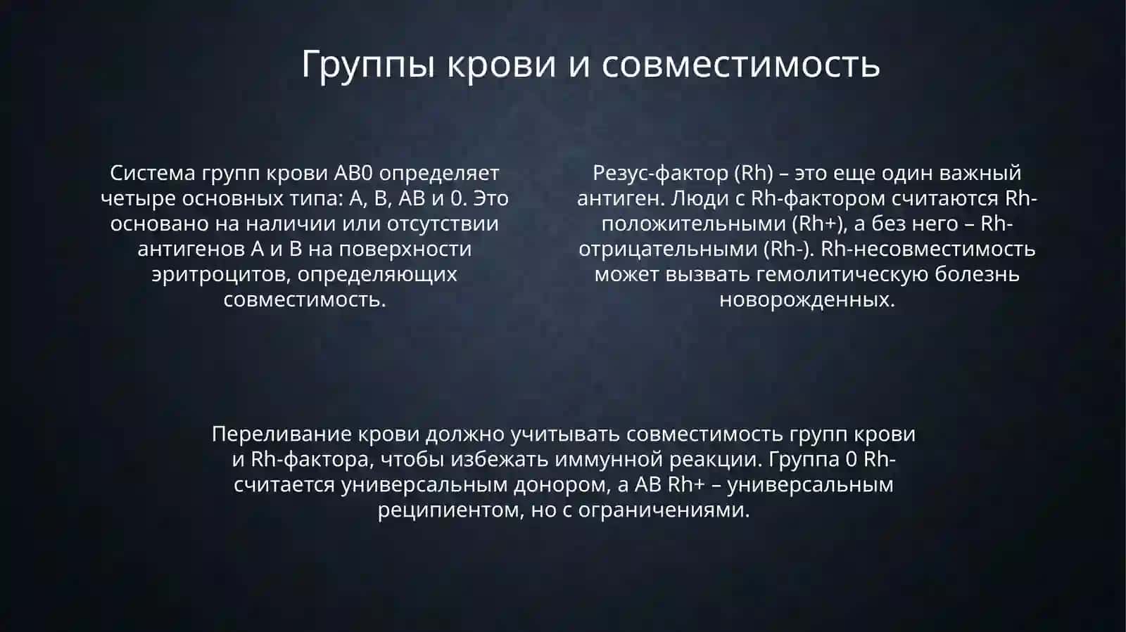 Механизмы переливания крови 4