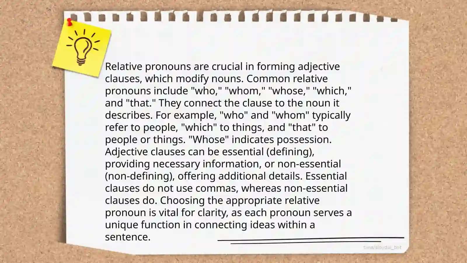 Defining and Non-defining Adjective Clauses 4