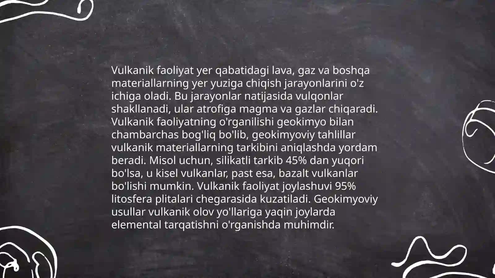 Endogen va ekzogen jarayonlar geokimyosi 4