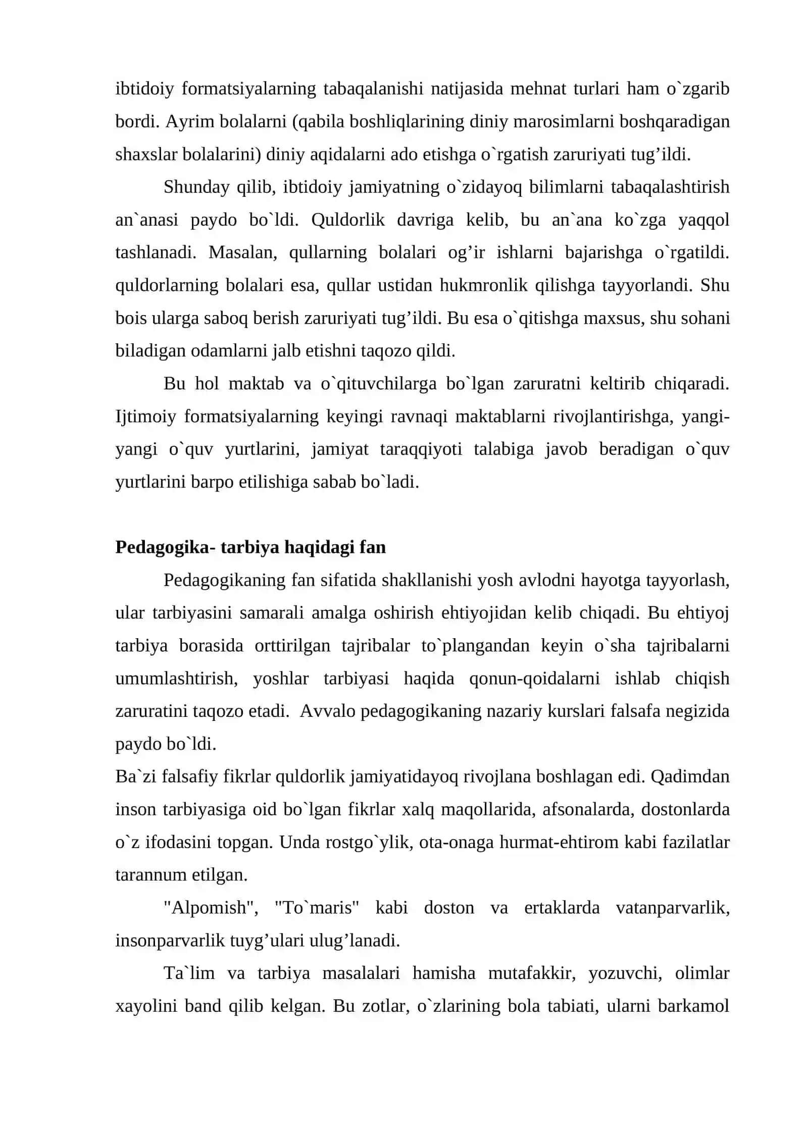 Pedagogikaning umumiy asoslari 4