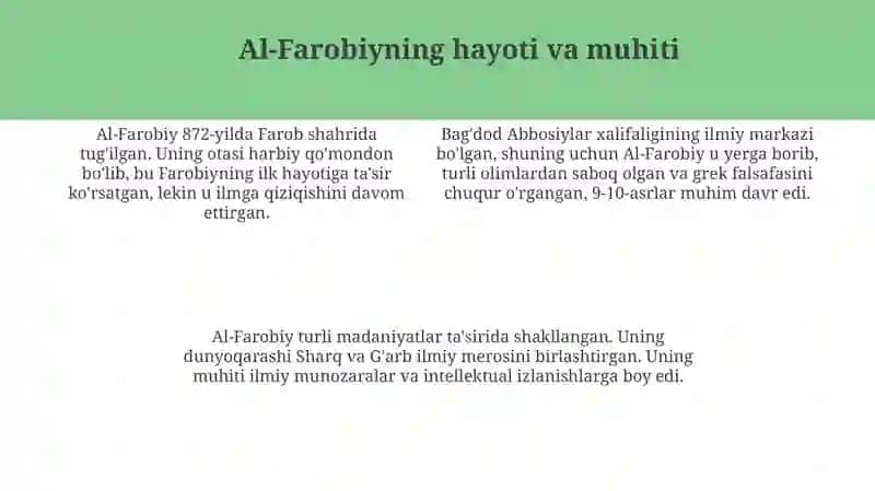 Al-Farobiy hayoti va merosi 4