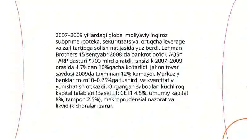 Jahon moliyaviy iqtisodiy inqirozi 4