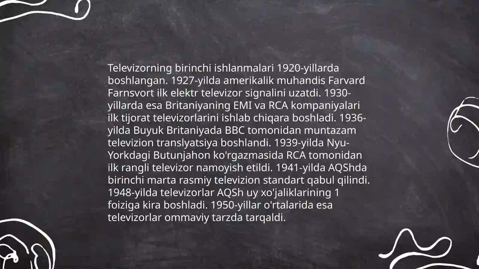 Televizor yaralish tarixi 4