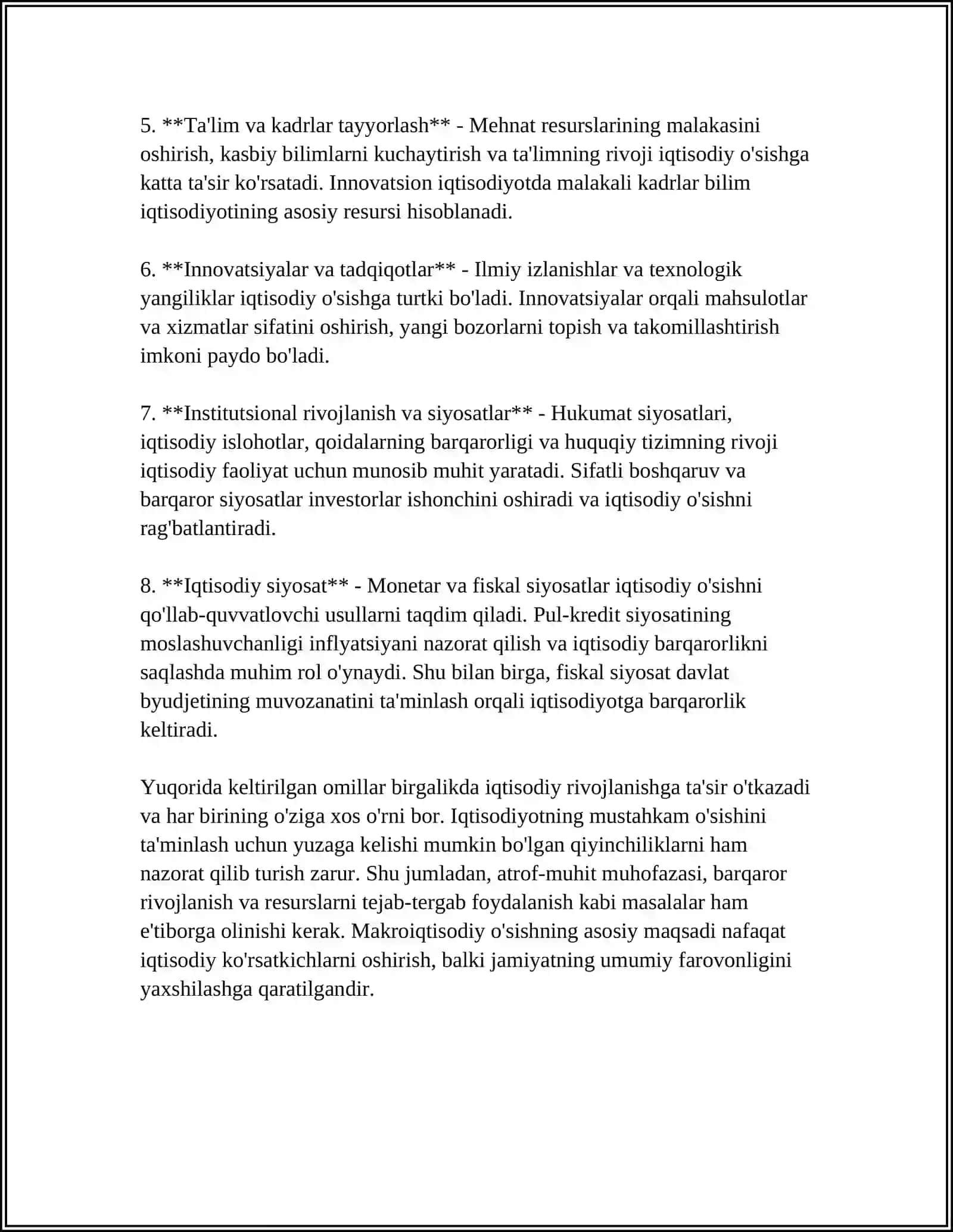 MAKRO IQTISODIYOT VA TEJAMKORLIK 4