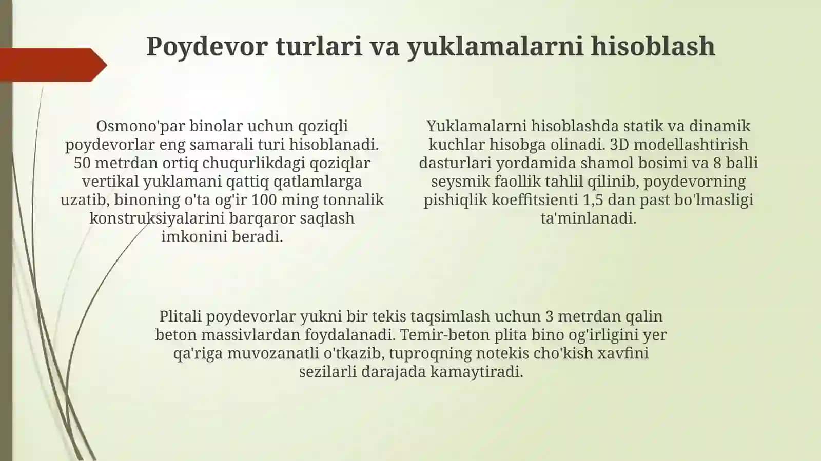 Osmono'parbinolar poydevorlari 4