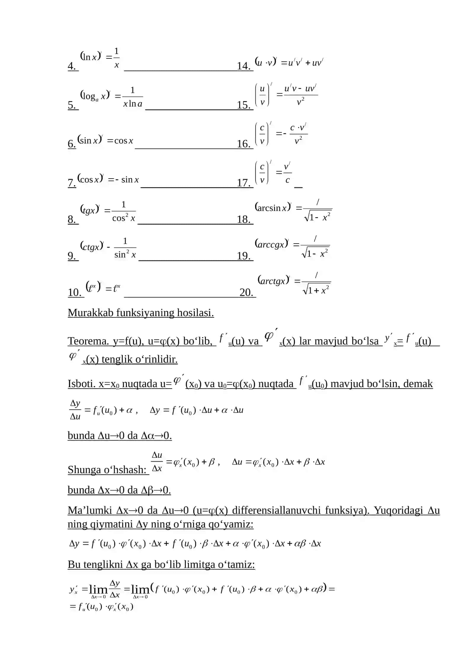 Funksiyalar 4