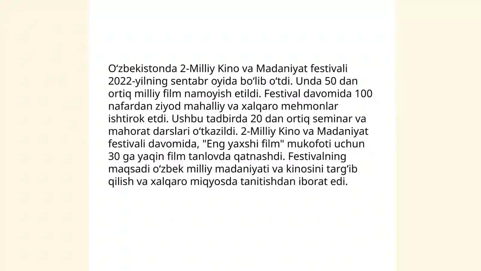Badiiy filmlar va ommaviy madaniyat Xaitova Yulduz 4