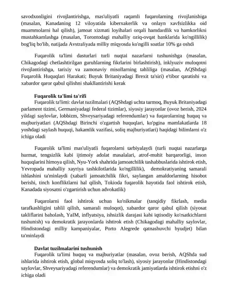 Fuqorolik tarbiyasi 4