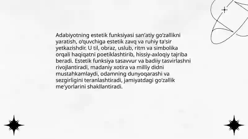 Adabiyotning umumiy xususiyatlari 4