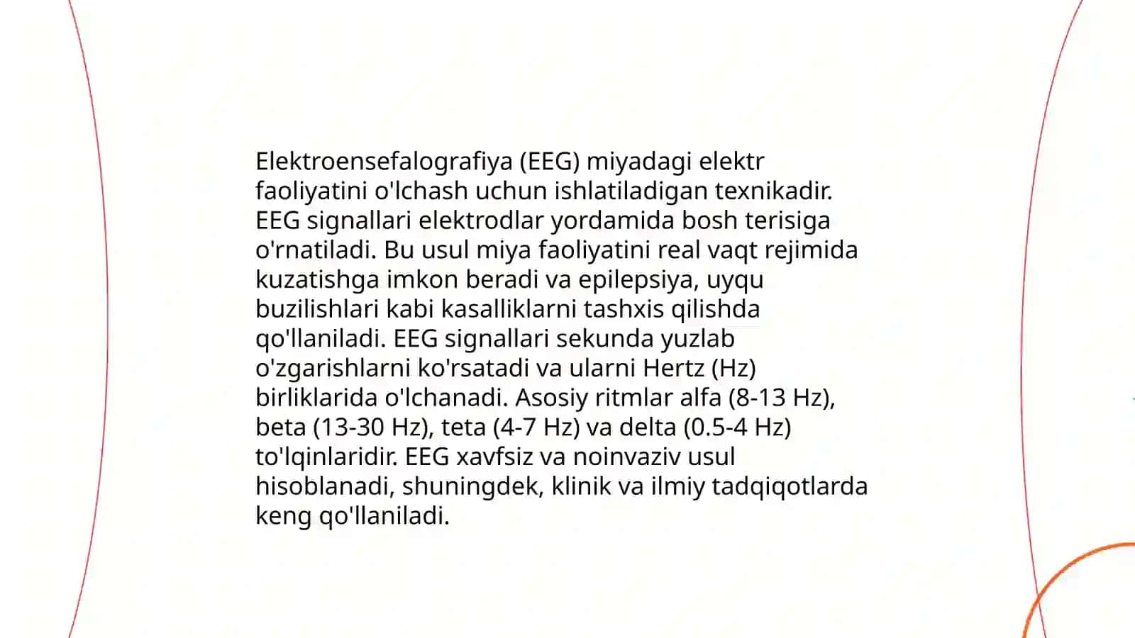 Elektrografiya usullarini fizik asoslari (EEG, EMG) 4