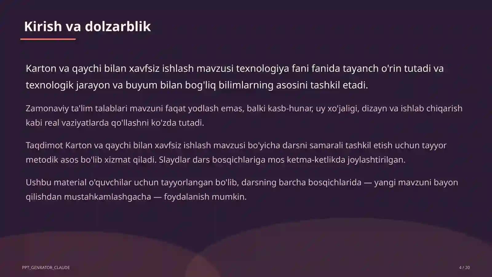Karton va qaychi bilan xavfsiz ishlash (2-sinf) 4