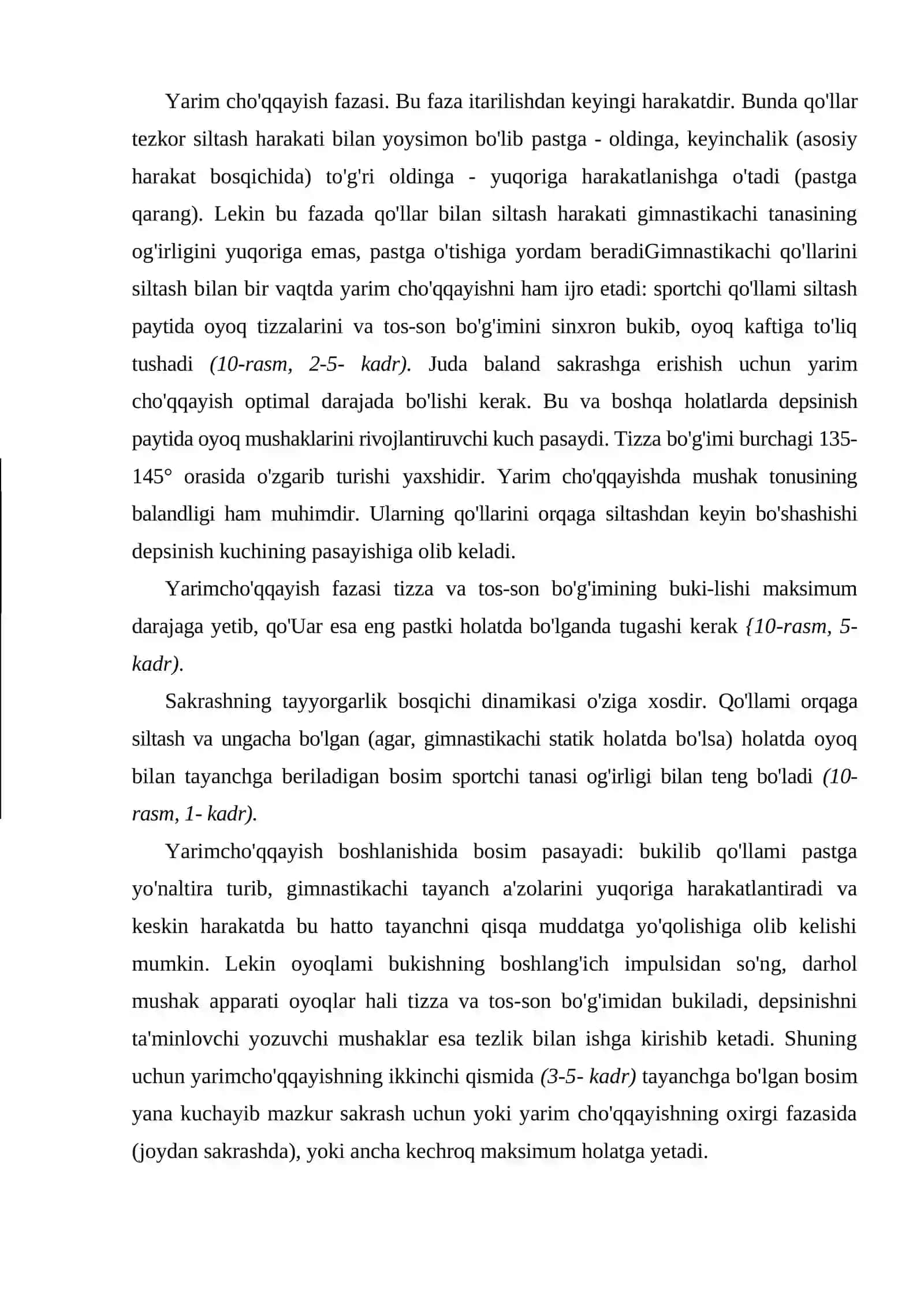 Sakrashlarning tasnifi 4