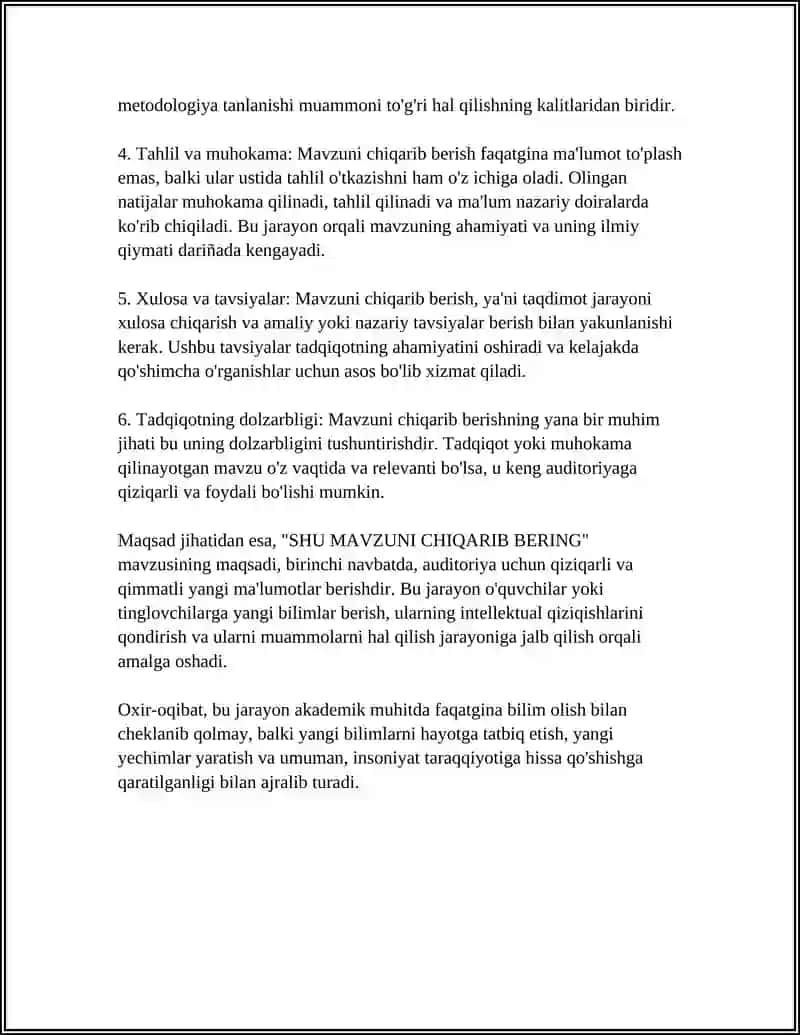 SHU MAVZUNI CHIQARIB BERING 4