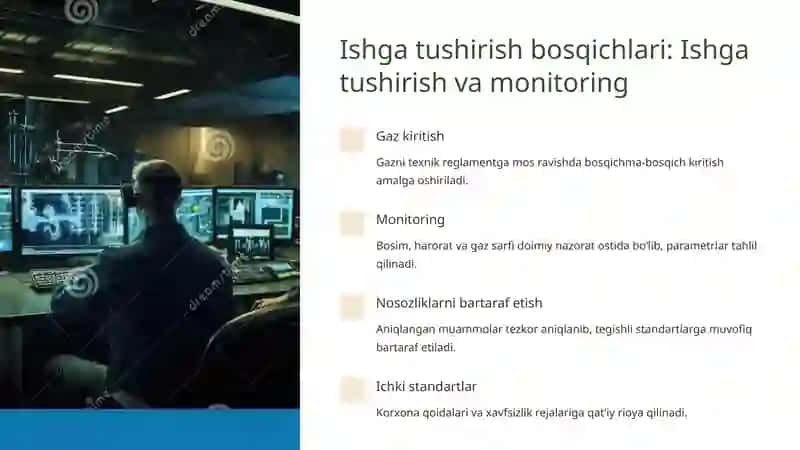 Gaz konlari jihozlari va quvurlarini ishga tushirish 4