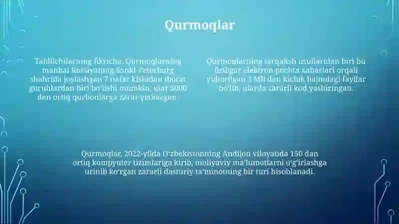 Malware dasturiy ta’minoti 4