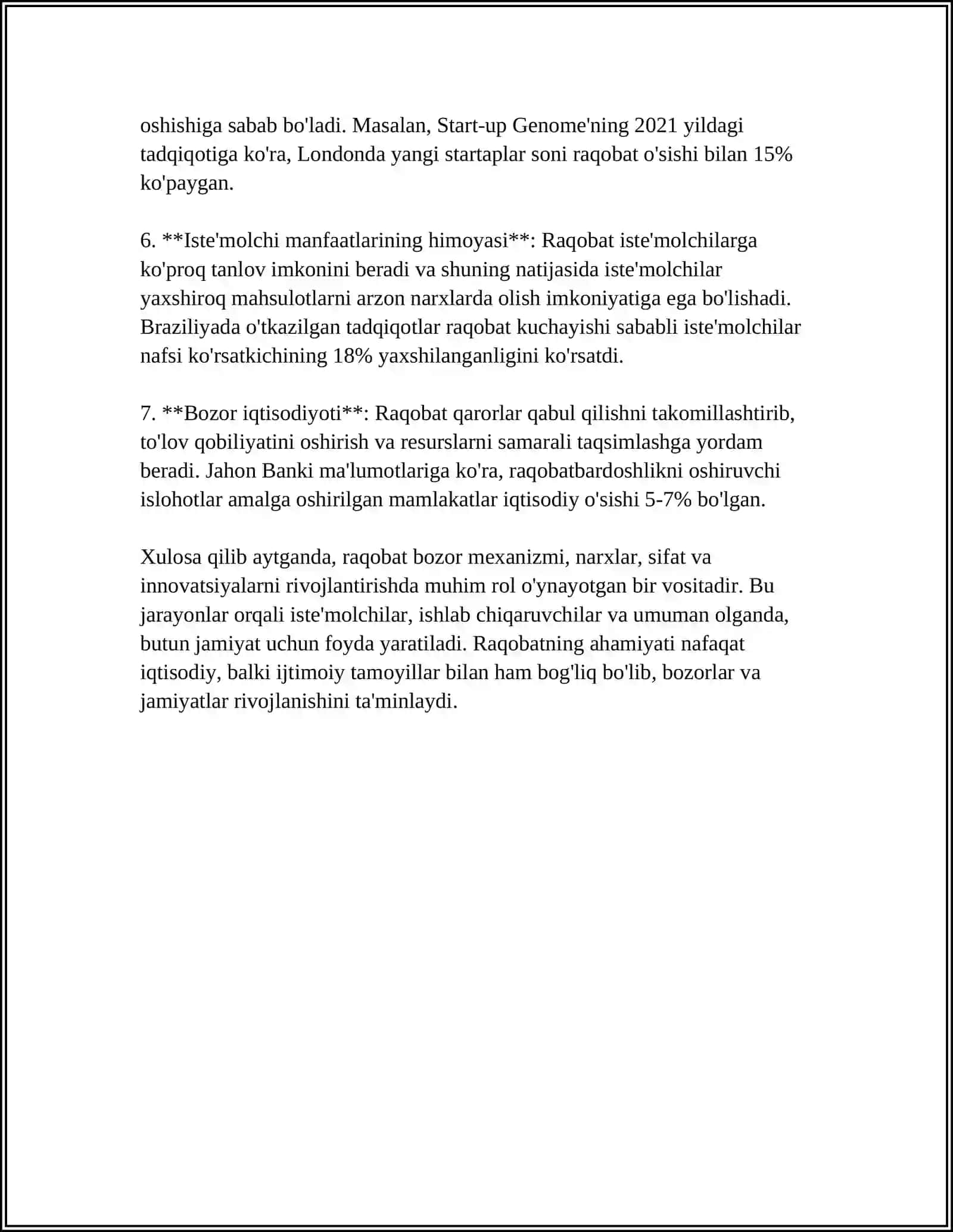 RAQOBAT VA MONOPOLIYA 4