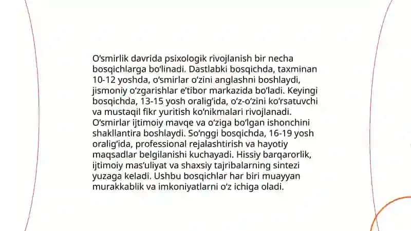 Psixologiya fanidan taqdimotlar 4
