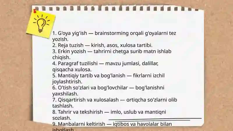 Og'zaki fikr ifodalash usullari 4