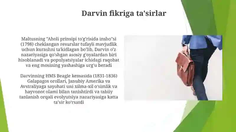 Charliz Darvinning hayoti va ilmiy faoliyat 4