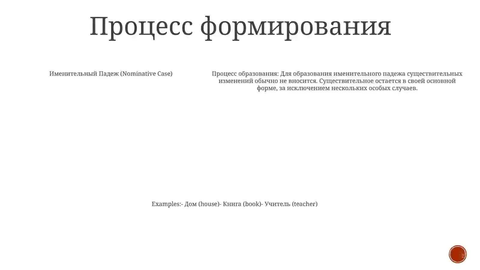 Именительный Падеж 4