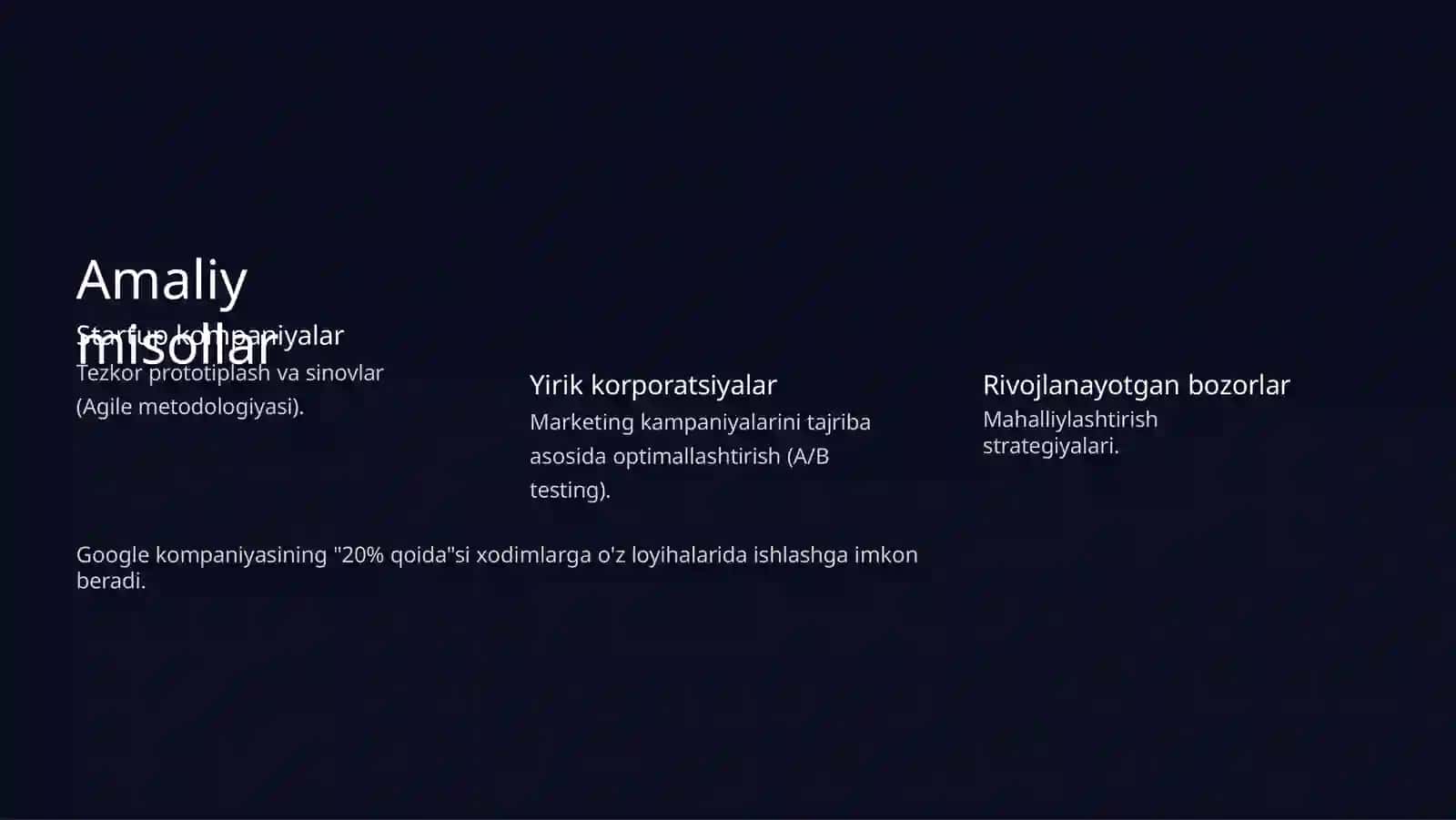 Pragmatizm biznes falsafasi sifatida 4