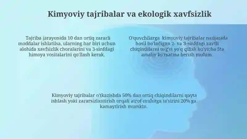 Kimyo o‘qitish jarayonida o‘quvchilarni ekologik tarbiyalash 4