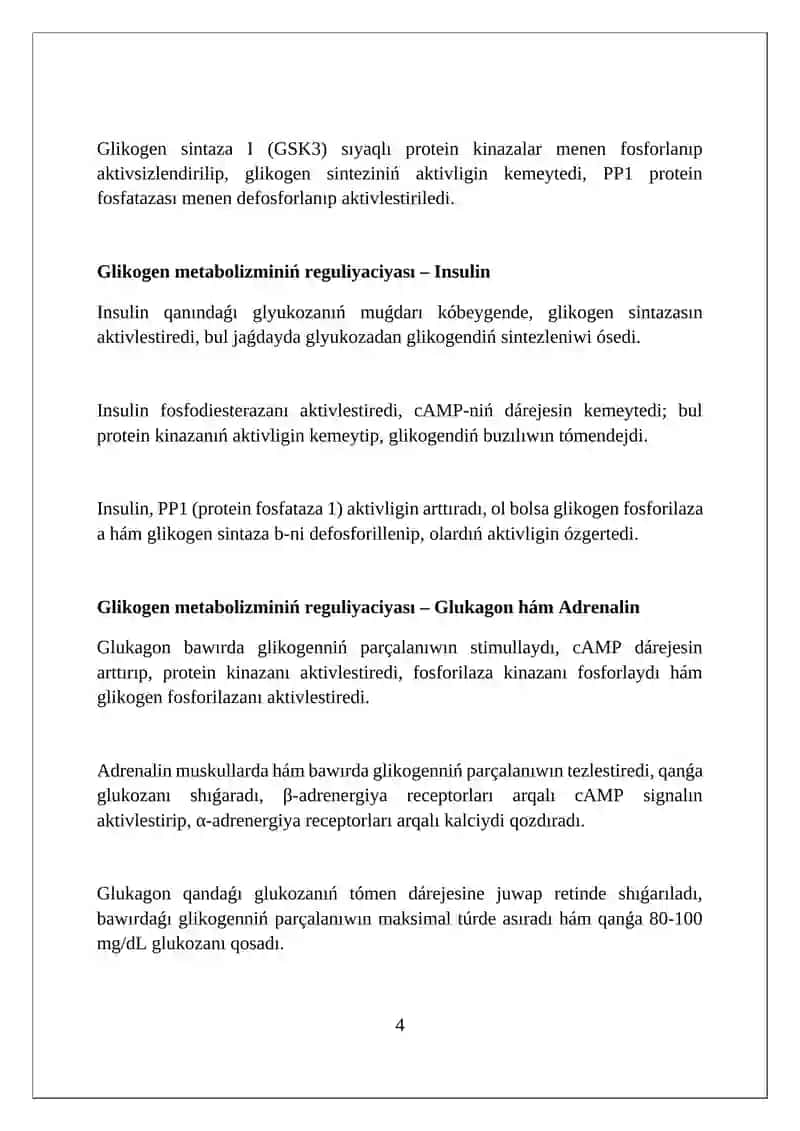 Glikogen metobalizmi 4