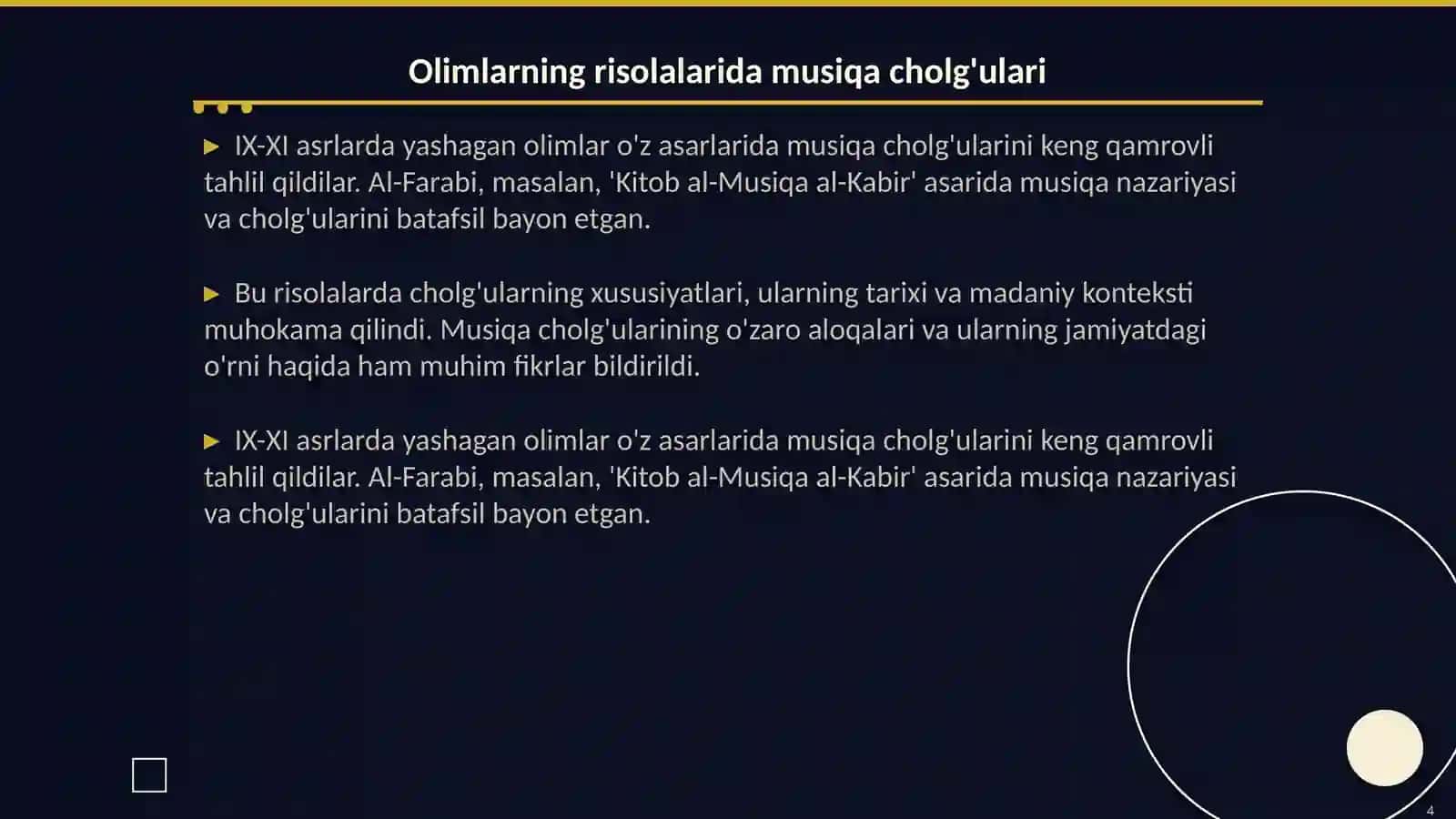 IX-XI asrlarda musiqa nazariyasi 4
