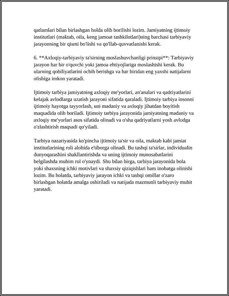 TARBIYA VA ISHTIMOIY TARBIYA 4
