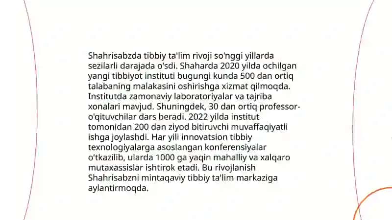 Shahrisabz Tibbiyot Texnikumi Tarixi 4
