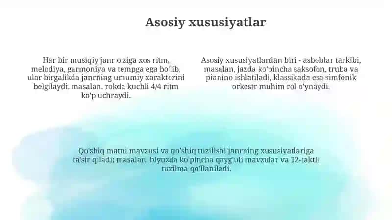Musiqiy janrlar tarixi 4