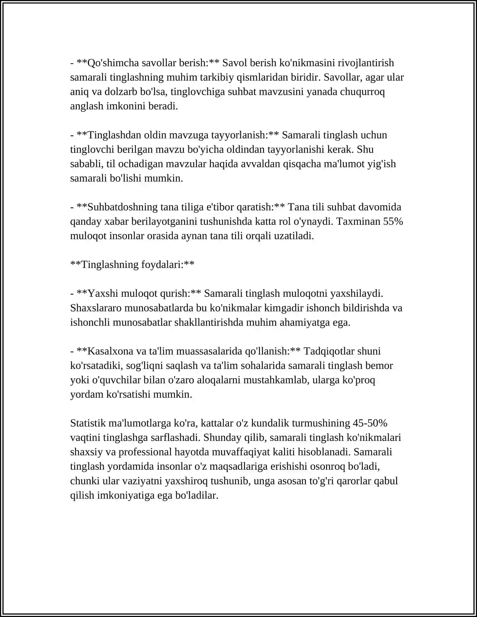 FARZANDLAR BILAN MULOQOT QILISH USULLARI 4