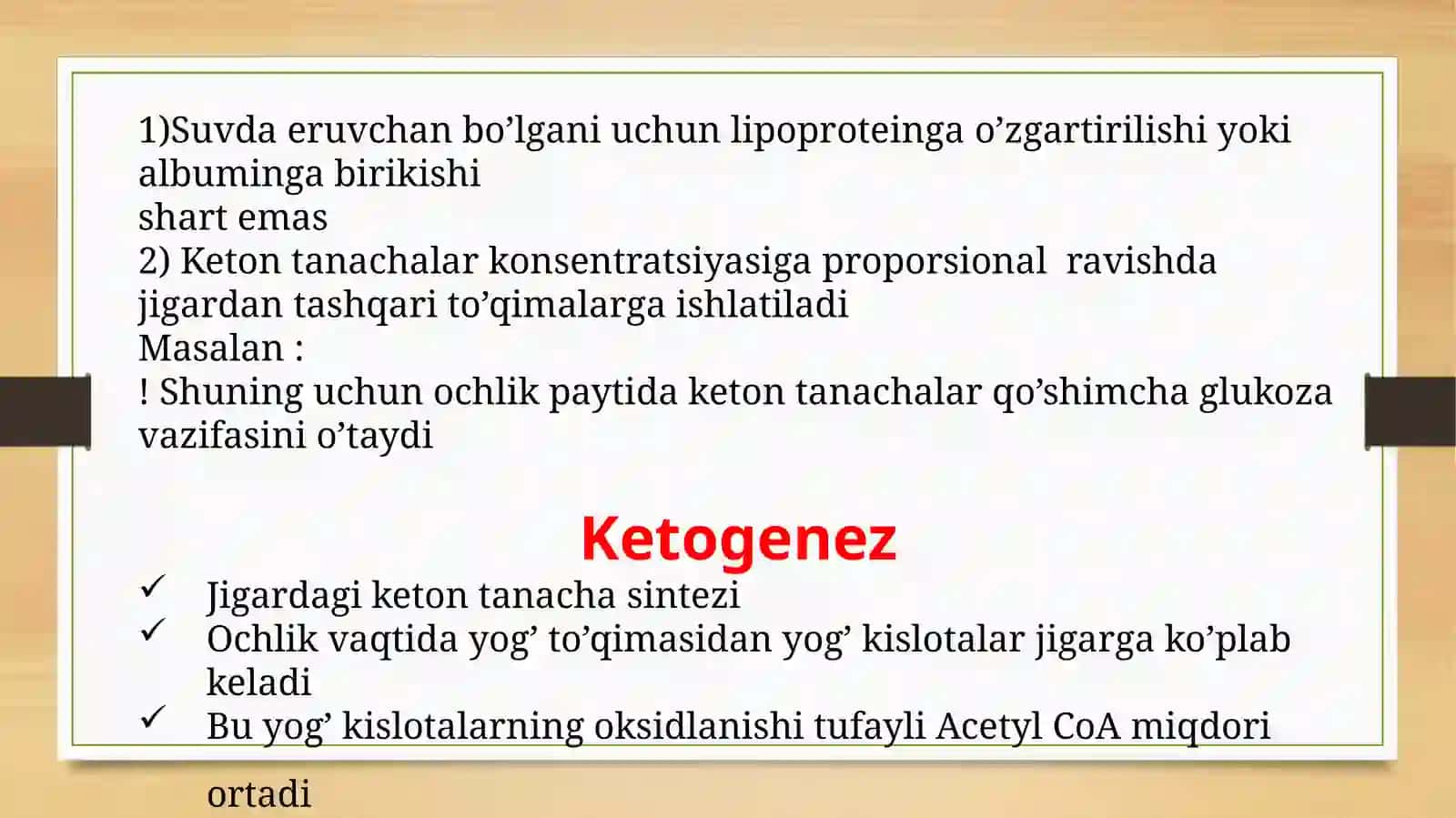 Ketontanachalar metabolizmi 4