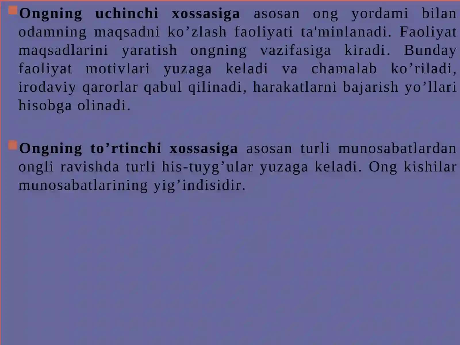 Ong va Ongbuzilishlari 4