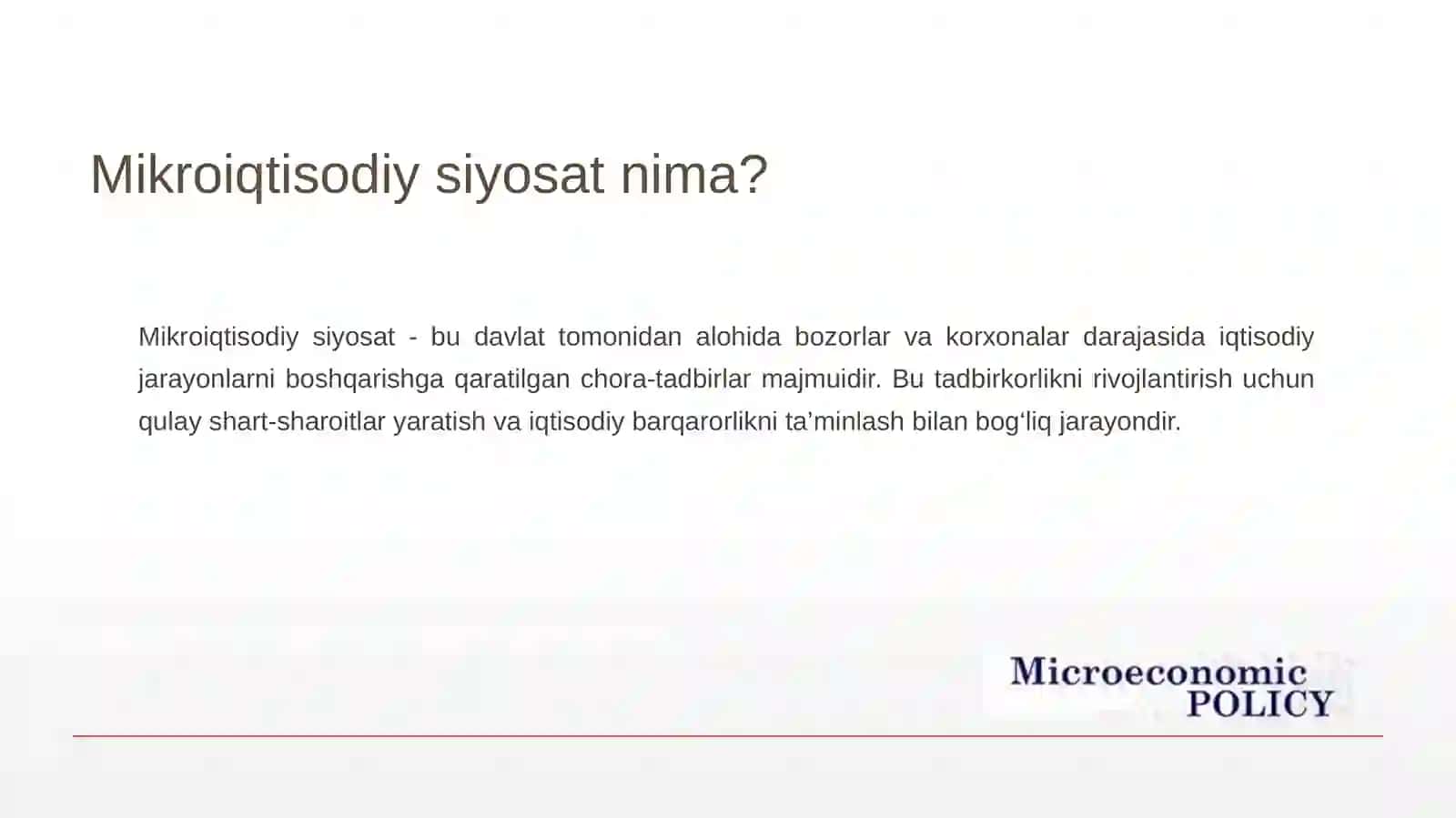 MikroiqtisodiySiyosat 4