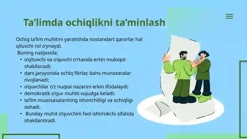 Nostandart qarorlar tushunchasi 4