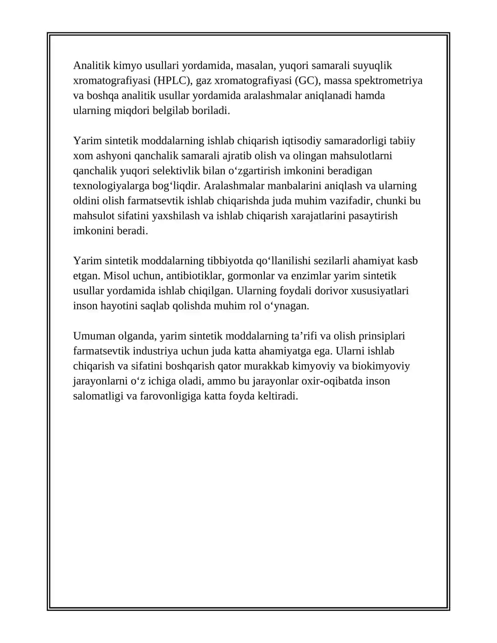 YARIM SINTETIK MODDALARNI OLISH PRINSIPLARI 4