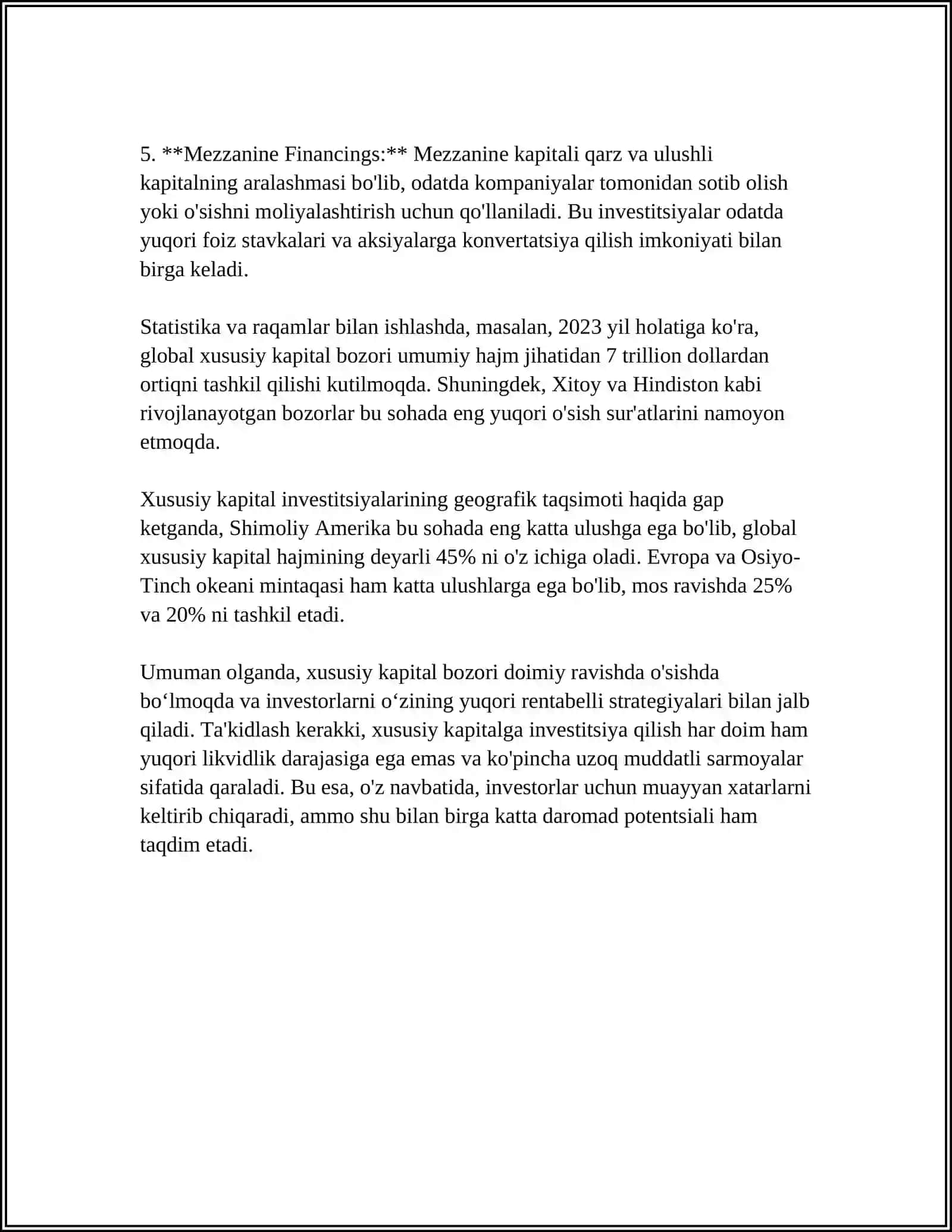 Xususiy Kapital Hisobi 4