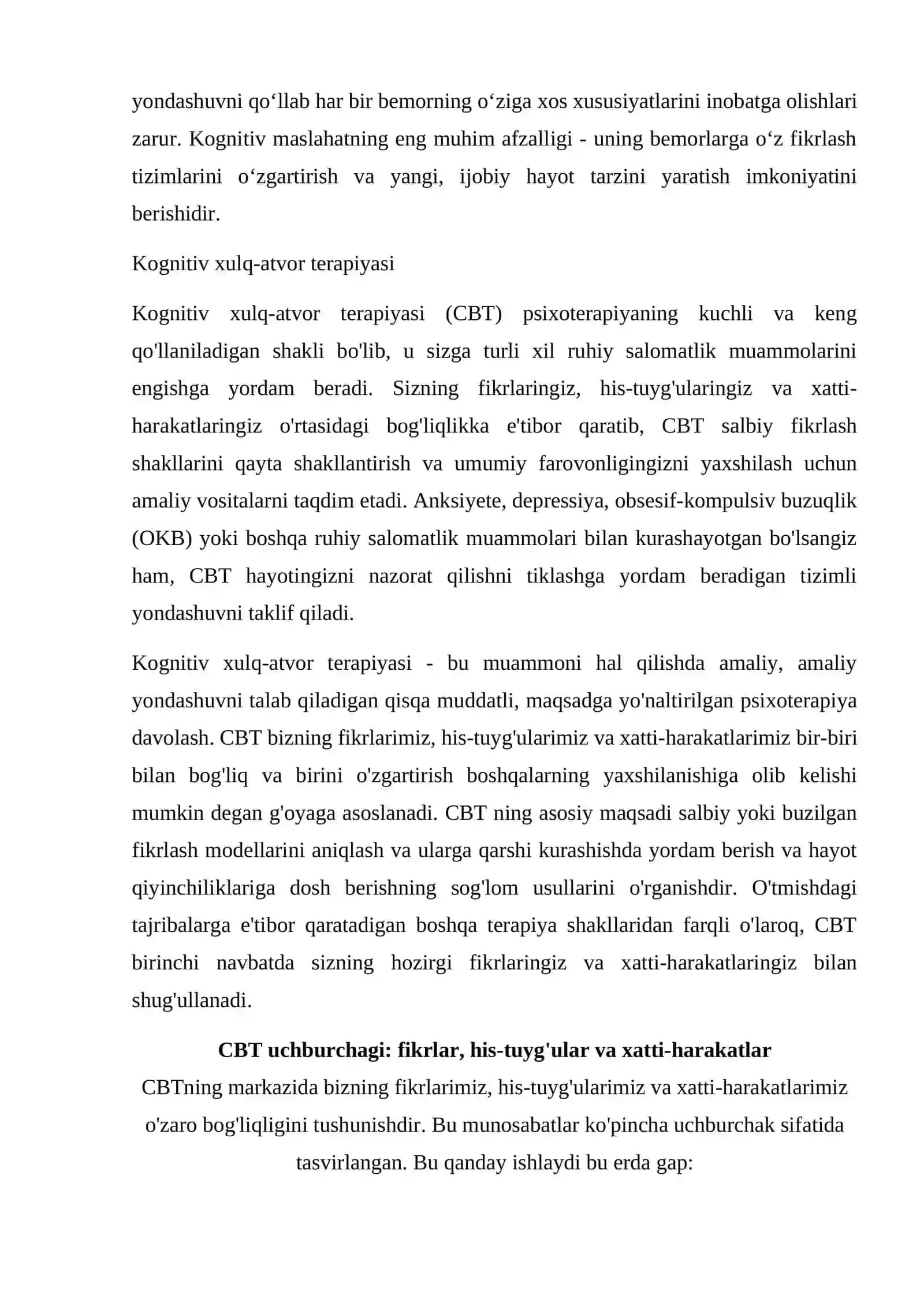 Kognitiv maslahat 4
